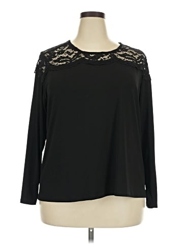 Carmen Carmen Marc Valvo Long Sleeve Blouse (view 1)