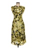Talbots 100% Silk Yellow Cocktail Dress Size 2 (petite) - photo 1