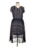 CHRIS McLaughlin Print Blue Casual Dress Size 14 - photo 1