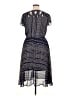 CHRIS McLaughlin Print Blue Casual Dress Size 14 - photo 2