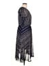 CHRIS McLaughlin Print Blue Casual Dress Size 14 - photo 4