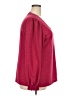 Kikula Burgundy Long Sleeve Blouse Size XXL - photo 4