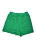 Shein Curve 100% Polyester Solid Green Shorts Size 3X - photo 2