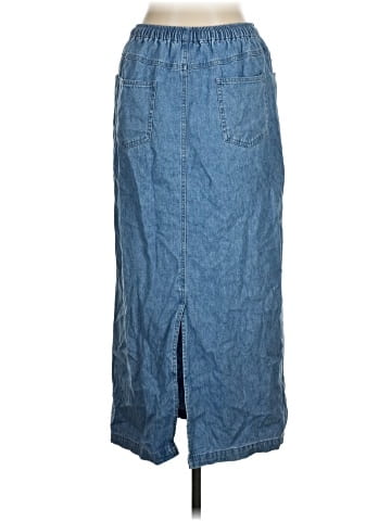 Quacker Factory Denim Skirt (view 2)