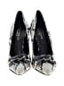 BEAUTIISOLES Print Ivory Gray Heels Size 10 - photo 2