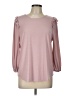 Adrianna Papell Pink 3/4 Sleeve Top Size L - photo 1