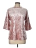 First Love 100% Polyester Pink 3/4 Sleeve T-Shirt Size L - photo 1