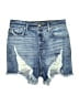 Good American Stars Blue Denim Shorts Size 24 waist - photo 1