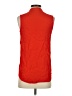 CAbi 100% Rayon Red Sleeveless Button-Down Shirt Size S - photo 2