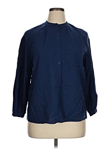 Cremieux 3/4 Sleeve Button-Down Shirt (view 1)