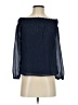 A'gaci Blue 3/4 Sleeve Blouse Size S - photo 1