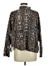 Zara Basic Animal Print Brown Long Sleeve Blouse Size M - photo 2