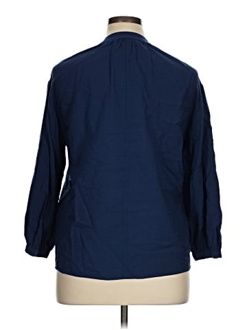 Cremieux 3/4 Sleeve Button-Down Shirt (view 2)