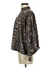 Zara Basic Animal Print Brown Long Sleeve Blouse Size M - photo 5