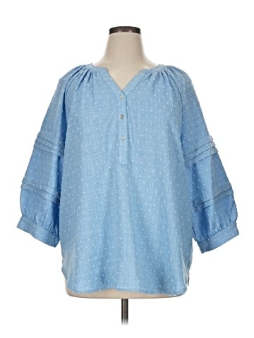 Ruby Rd. 3/4 Sleeve Blouse (view 1)