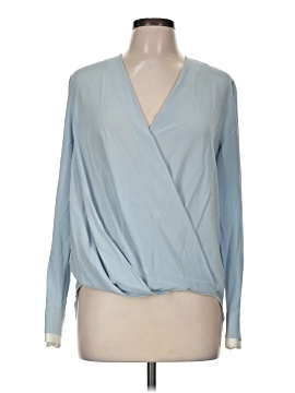 Rag & Bone Long Sleeve Silk Top
