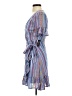 Express 100% Viscose Stripes Blue Cocktail Dress Size XXS - photo 5