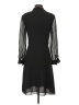 Ann Taylor 100% Polyester Black Cocktail Dress Size 4 - photo 2