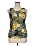 SJS Yellow Sleeveless Blouse Size XL - photo 1
