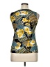 SJS Yellow Sleeveless Blouse Size XL - photo 2