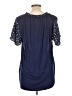 Left Coast by Dolan 100% Polyester Stars Blue Short Sleeve T-Shirt Size L - photo 2