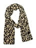 Cejon 100% Polyester Animal Print Tan Scarf One size - photo 1