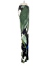 Zara 100% Viscose Print Green Black Casual Pants Size 24 waist - photo 4