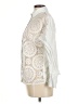 Adiva 100% Polyester Ivory 3/4 Sleeve Blouse Size M - photo 5