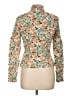 Left Coast by Dolan Floral Teal Long Sleeve Blouse Size L - photo 2