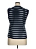 Nine Britton Blue Sleeveless Top Size XL - photo 2