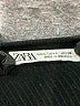 Zara Black 3/4 Sleeve Top Size L - photo 7