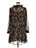 MNG Floral Black Casual Dress Size 14 - photo 2