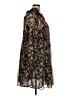 MNG Floral Black Casual Dress Size 14 - photo 4