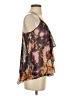 Express 100% Polyester Brown Sleeveless Blouse Size XS - photo 4