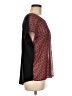 Mix & CO Red Short Sleeve Blouse Size M - photo 4