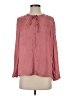 J.Crew 100% Polyester Pink Long Sleeve Blouse Size XS - photo 1