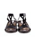 Naot 100% Leather Black Brown Sandals Size EU 38 - photo 2