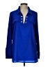 Calvin Klein 100% Polyester Blue Long Sleeve Blouse Size L (estimated) - photo 1