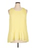 Alfani Yellow Sleeveless Blouse Size 14 - photo 1