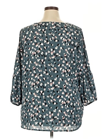 Collective Concepts 3/4 Sleeve Blouse (view 2)