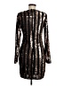 Sunset & Spring Metallic Black Cocktail Dress Size M - photo 2
