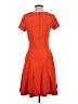 Three Dots Solid Orange Casual Dress Size S - photo 2