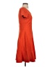 Three Dots Solid Orange Casual Dress Size S - photo 4