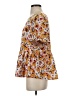 Shein Orange Short Sleeve Blouse Size 2 - photo 5