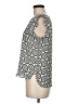 Ann Taylor LOFT Outlet 100% Polyester Gray Short Sleeve Top Size M (petite) - photo 5