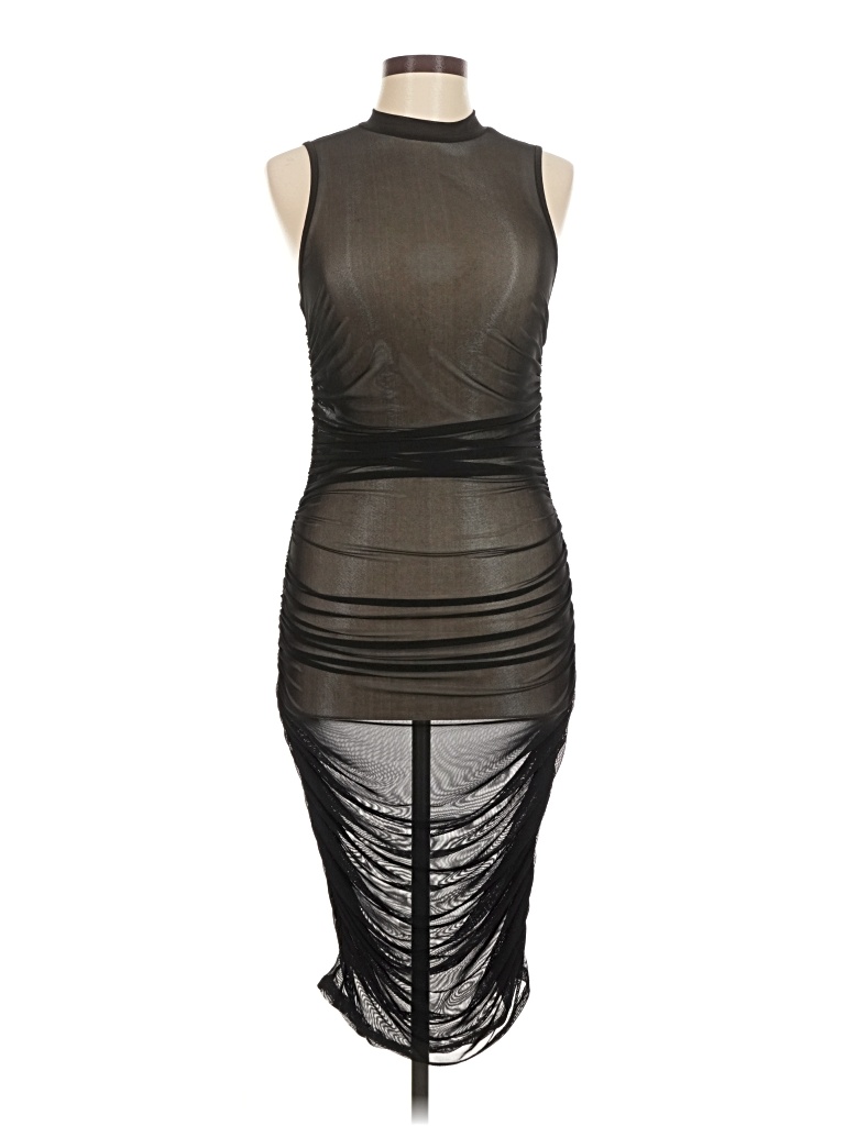 Pre-owned Shein Cocktail Dress In Black