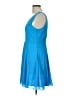 Soprano 100% Polyester Solid Blue Casual Dress Size L - photo 5