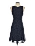 Kate Young for Target 100% Polyester Polka Dots Blue Cocktail Dress Size 2 - photo 2