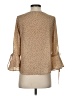 Dna Couture 100% Polyester Tan 3/4 Sleeve Blouse Size S - photo 2