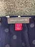 Vince Camuto 100% Polyester Polka Dots Blue 3/4 Sleeve Blouse Size XS - photo 7